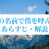 『Call Me by Your Name（君の名前で僕を呼んで）』あらすじ・解説