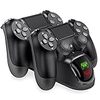 PS4 コントローラー 充電 BEBONCOOL PS4 充電 スタンド DS4 充電器 2台同時充電可能 DUALSHOCK4 充電 LED 指示ランプ付き