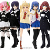 【アサルトリリィ】シンプルパッケージ『一柳梨璃』『白井夢結』『チェミル』『ルルディス』『楓』1/12 ドール【アゾン】より2023年10月発売予定♪