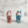 ディズニーキャラクターレトログラスミニチュアチャーム