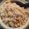 ひよこ豆の炊き込み玄米ご飯