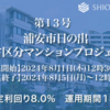【利回り8.0%】初回から全て応募しています！