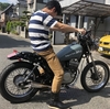 CBX125カスタムとアフリカツイン