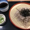 昼は蕎麦