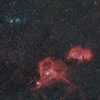 二重星団とハート星雲＆胎児星雲