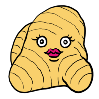 かわいい生姜 のイラスト