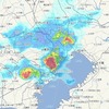東京に雷雨、羽田 マイクロバースト・アラート