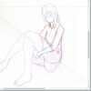 ［イラスト練習］三つ編みっ子に再チャレンジ。