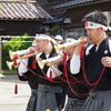 おかえり祭り「ラッパ隊」の写真です（笑）