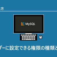 Mysql でユーザを追加して権限を与える方法 約束の地