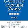 【読書メモ】たった4STEPでこんなに通るプレゼン！