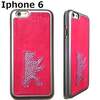 mabba マッバ 本革 iphone6sケース iphone6ケース レザー 熊　ピンク