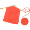 編み物のフリーイラスト素材