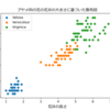  パーセプトロンで Iris データセットの 2 クラス分類