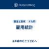 雇用統計