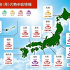 今年は本当に暑いか過去の記録を振り返ってみる。