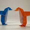 おりがみ：ペンギン (Origami : Penguin)