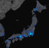 人はどこを走っているか？：Strava Global Heat Map