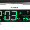 リズム グラデーションLED表示対応 電波時計 イロリア レビュー