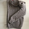 なわ編みのセーター4