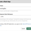 Create SlackBot using AWS API Gateway and Lambda