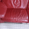 革ソファーの座面補修