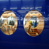 南海電鉄　ラピートの丸窓と文字のデザイン