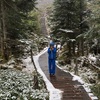 初雪@坪庭　と蓼科大滝　　北八ヶ岳を遊ぶ