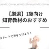 【1歳向けおすすめ通信教育】幼児教室や知育教材も使って早いスタートを！
