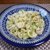 塩昆布のパスタ③クリームソース