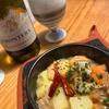 ダニエル氏飯： エビピラフとか塩揉みほうれん草とか。