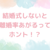 結婚式挙げたくない23歳『ナシ婚』女が理由を語る｜離婚率上がるって本当？ブログ