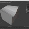 Blender2.8でカーブを使って頂点を変形させる（Mira Toolsアドオン）