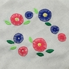 花の刺繍