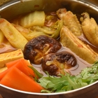 クローブの香りと鶏肉のだしが味の決め手「スパイスカレーちゃんこ鍋」の1人前レシピ【バリ猫ゆっきー】