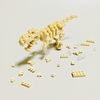 【nanoblock】 #10／NBC_185／T-REX SKELETON MODEL／ティラノサウルス骨格モデル