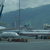 スリに遭いました、香港国際空港で、、、