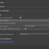 EnableDepthBufferで幸せになりたかった話