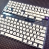 XDA DyeSub PBT 137 キーキャップセット（Violet on Cream） 