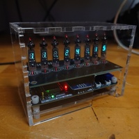 VFD管時計作って販売中 ダイバージェンスメーター風 - STD