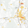 Movesのログを1年分 elasticsearch に突っ込んで kibana の地図で見てみた