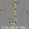 小金井から31.2km〜3月20日〜
