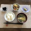 ふきの煮物とポークソテー