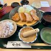 楽市楽座 安城店 ご飯・味噌汁・キャベツ食べ放題！ ランチメニューのヒレカツが絶品！