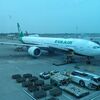 桃園国際空港発【エバー航空 BR130】関空へビジネスクラス！