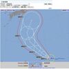 釧路旅行を前に、いやな感じの台風21号。まさか、北海道には来ないよな。