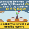 DMM英会話DailyNews予習復習メモ：'Tip of My Tongue': Why We Forget Words