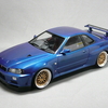 【タミヤR34GT-R製作記10】完成写真編　タミヤ R34 v spec ii完成！ 