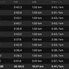 【京都Mまであと5日】10km走を設定3:42/kmで