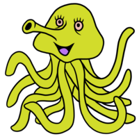 ステレオタイプな火星人 のイラスト